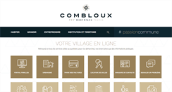 Desktop Screenshot of mairie-combloux.fr